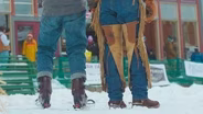 Skijoring in Leadville