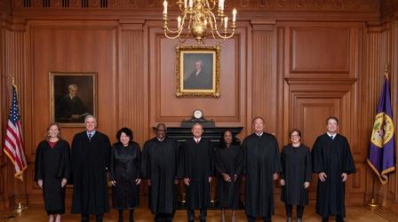 Video thumbnail: PBS NewsHour Supreme Court begins new term as public trust hits low point