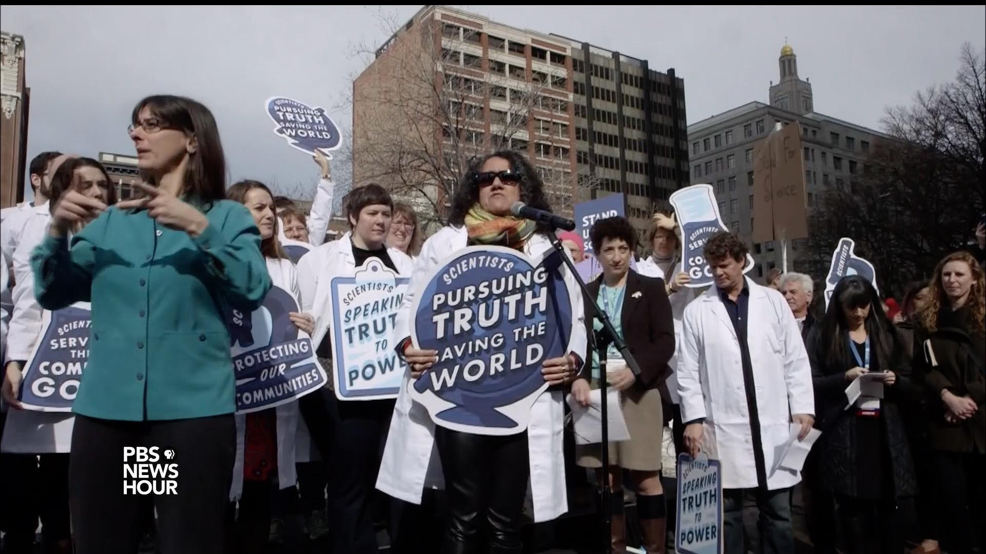 Scientists dive into the political fray