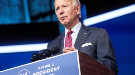 Video thumbnail: PBS NewsHour Biden's transition pushes ahead amid grim economic outlook