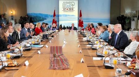 Video thumbnail: PBS NewsHour White House: Trump frustrated with Canada trade progress
