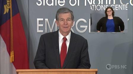Video thumbnail: NC Emergency Management and Weather 01/20/22: Inclement Weather News Conference (English)