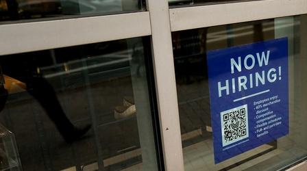 Video thumbnail: PBS NewsHour News Wrap: Report shows interest rates slowing job growth