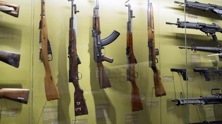 Video thumbnail: PBS NewsHour Firearms museum aims to understand history, culture of guns