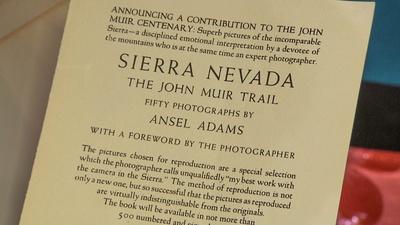 Appraisal: 1938 Ansel Adams 