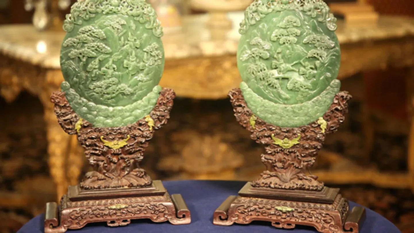 Appraisal: Chinese Jade Carvings, ca. 1885
