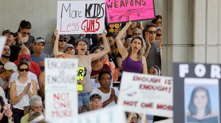 Video thumbnail: PBS NewsHour Parkland shooting survivors push for gun reform