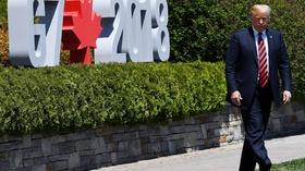 Video thumbnail: PBS NewsHour Trump keeps G7 attendance short at tense summit
