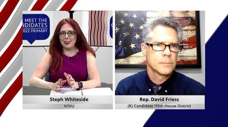 Video thumbnail: Meet the Candidates 115th Illinois House District Primary Republican Candidates
