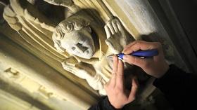Video thumbnail: PBS NewsHour British artisans preach patience for Notre Dame restoration