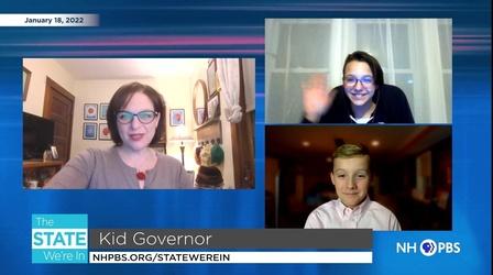 Video thumbnail: The State We're In 1/18/2022 - Kid Governor
