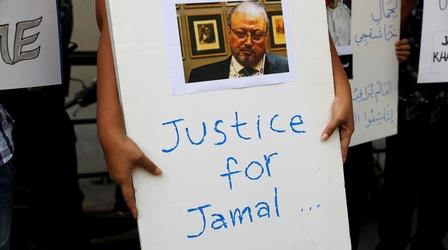 Video thumbnail: PBS NewsHour Khashoggi's death a 'major crisis’ for U.S.-Saudi relations