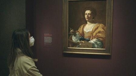 Video thumbnail: PBS NewsHour Renaissance painter breaks gender barriers centuries later
