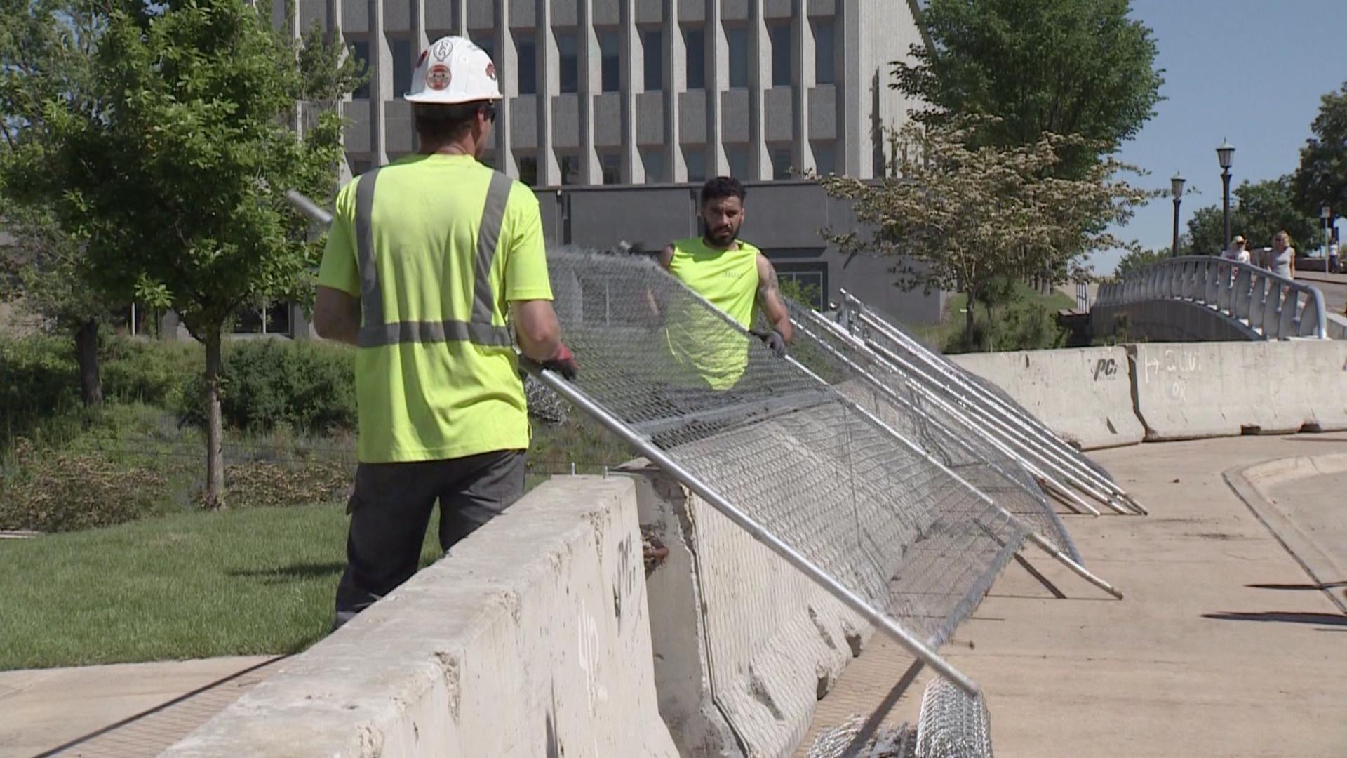 Capitol Fence Comes Down