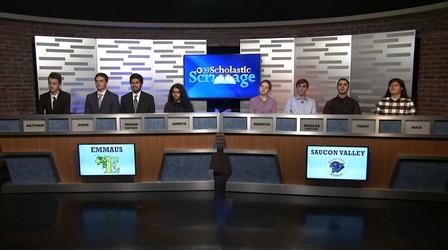 Video thumbnail: WLVT Scholastic Scrimmage Scholastic Scrimmage: Emmaus HS vs Saucon Valley HS