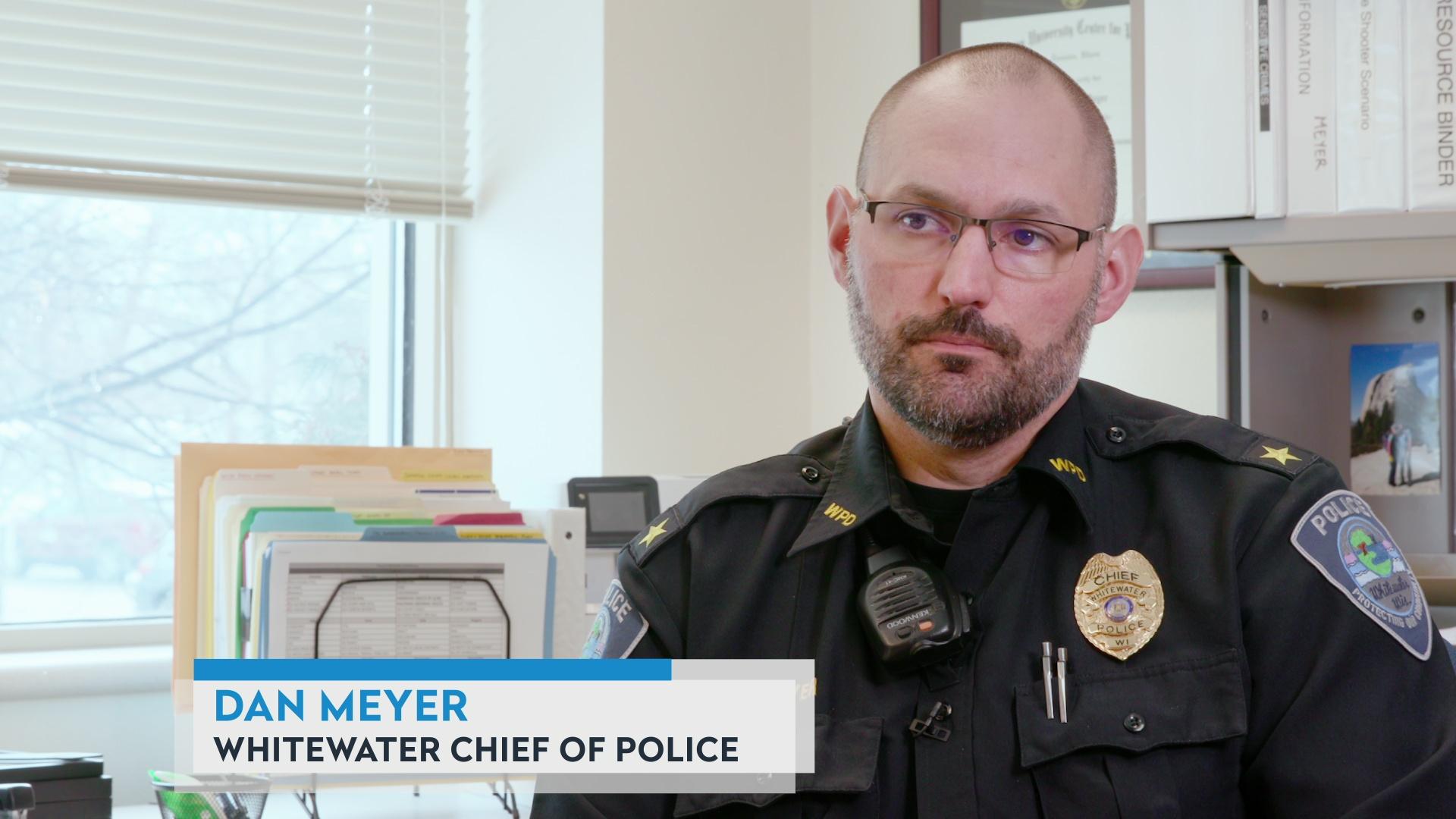 Chief Dan Meyer on growing numbers of migrants in Whitewater