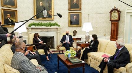 Video thumbnail: PBS NewsHour What we learned from the president's meeting with lawmakers