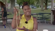 Angela Partakes in Madison Art Cart's Creative Activities