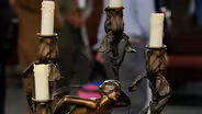 Appraisal: Bouval Art Nouveau Candelabrum, ca. 1900