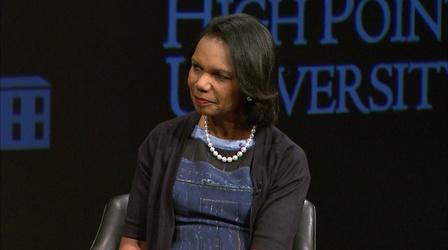 Video thumbnail: High Point University Presents High Point University Presents: Condoleezza Rice