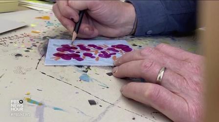 Video thumbnail: PBS NewsHour How this Calif. artist is sharing 'Flowers for Sick People'