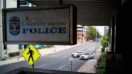 Video thumbnail: PBS NewsHour DOJ rebukes Louisville police for civil rights abuses