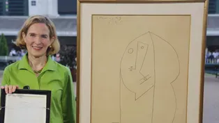 Appraisal: 1943 Picasso Ink-on-Paper & 1963 Letter