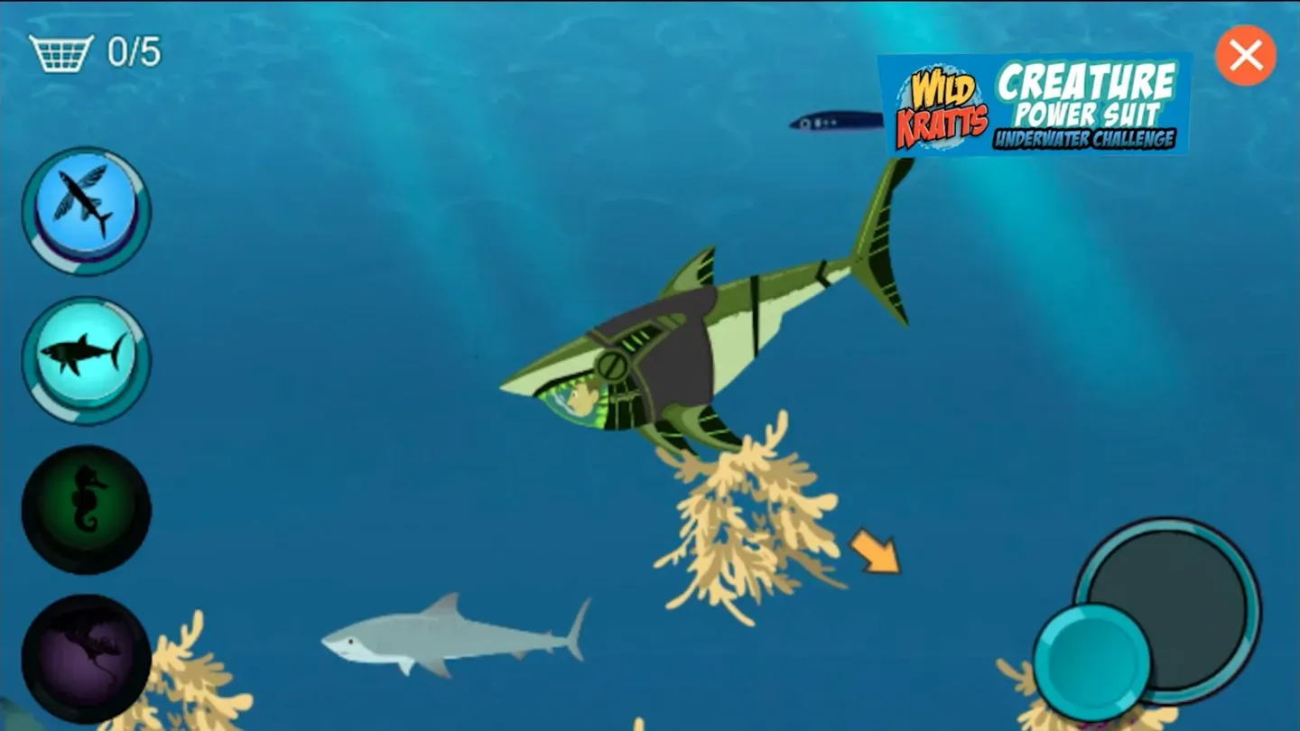 Check Out the Creature Power Suit Underwater Challenge Game