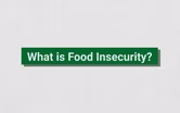 What Is Food Insecurity?