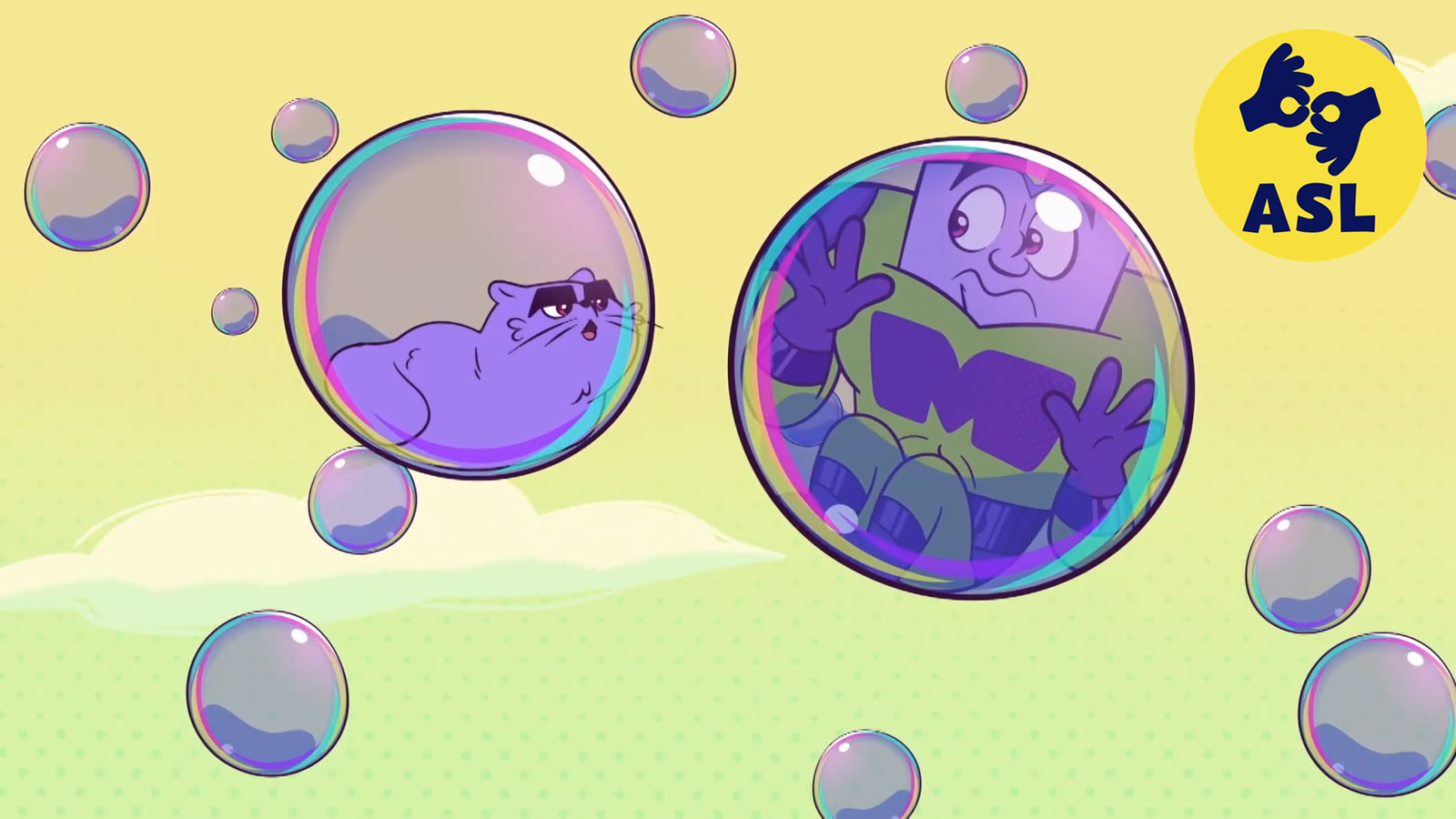 The More, the Bubblier! / Super Problems AT the Library! / The Letter Fog! (ASL)