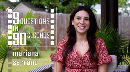 Video thumbnail: film-maker 9 Questions in 90 Seconds | Mariana Serrano | FilmMaker