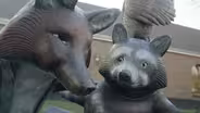 Mike Tizzano's Reading with Friends Sculpture