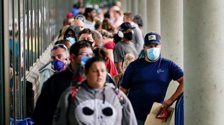 Video thumbnail: PBS NewsHour News Wrap: COVID takes more than 1.8 million lives worldwide