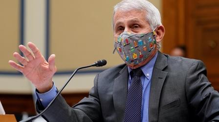 Video thumbnail: PBS NewsHour Fauci on brief J&J pause, 'breakthrough' infections and more