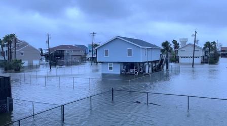 Video thumbnail: PBS NewsHour News Wrap: Tropical Storm Nicholas knocks out power in Texas
