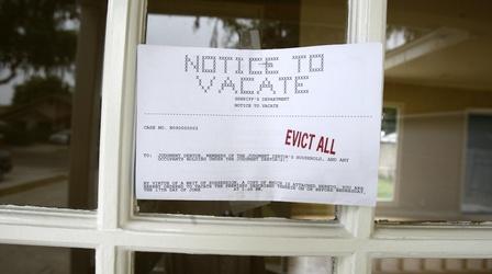 Video thumbnail: PBS NewsHour Why more renters are being evicted due to the pandemic
