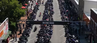 Ripples of the Sturgis Motorcycle Rally