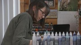 Video thumbnail: Wisconsin Life Alcohol Ink Artist