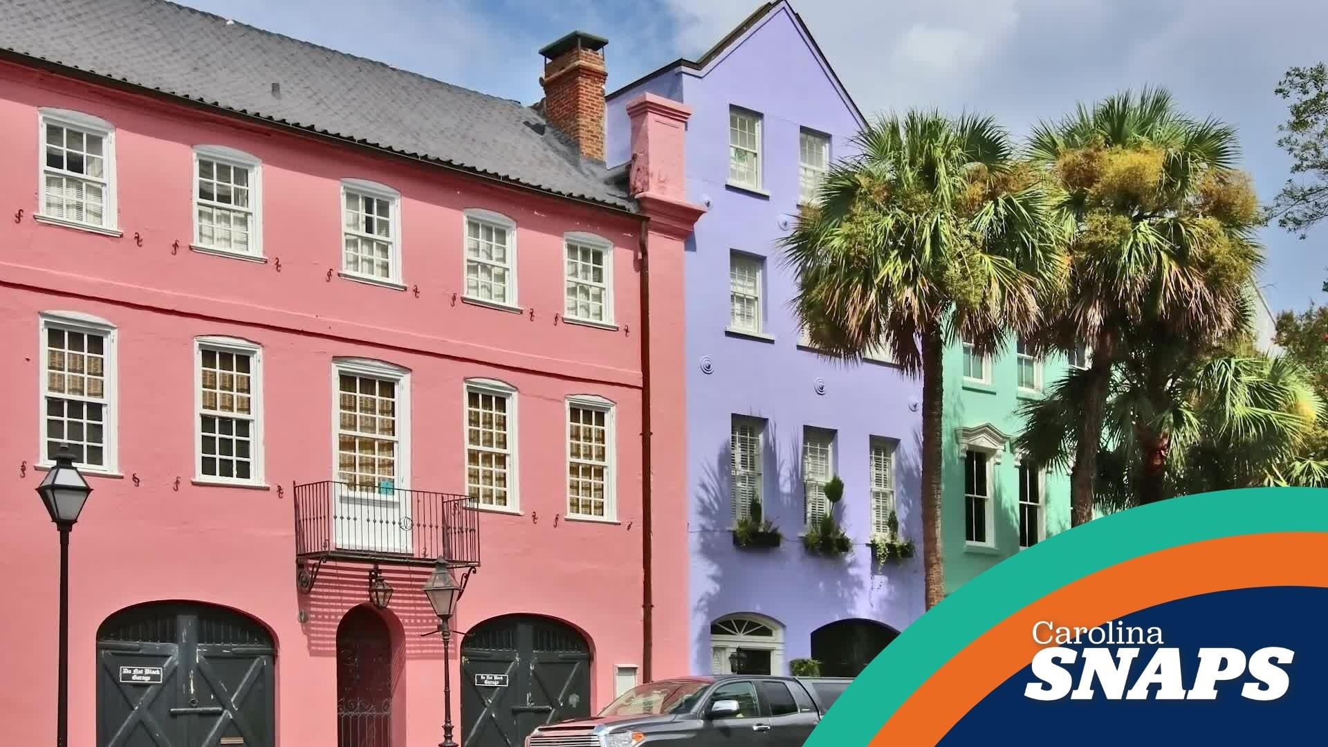 The History Behind Rainbow Row in Charleston