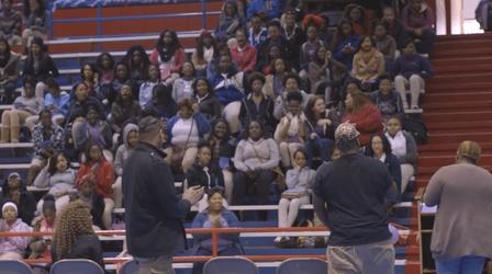 Video thumbnail: REEL SOUTH Central Rap Squad Performs for Female Empowerment
