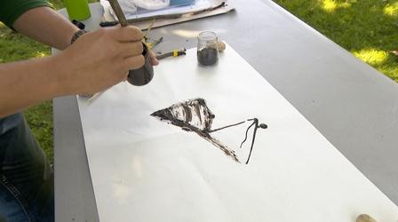 Video thumbnail: Camp TV Painting with Mud