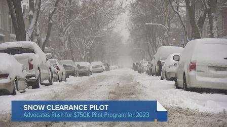 Video thumbnail: Chicago Tonight Advocates Push City to Clear Sidewalks of Snow, Ice