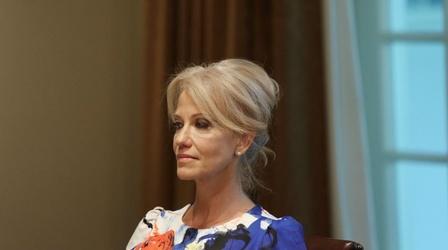 Video thumbnail: PBS NewsHour News Wrap: House subpoenas Conway over Hatch Act allegations
