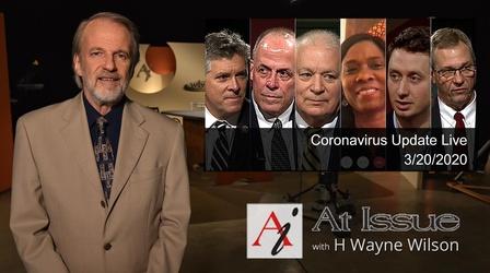 Video thumbnail: At Issue S32 E32: Coronavirus Update Live
