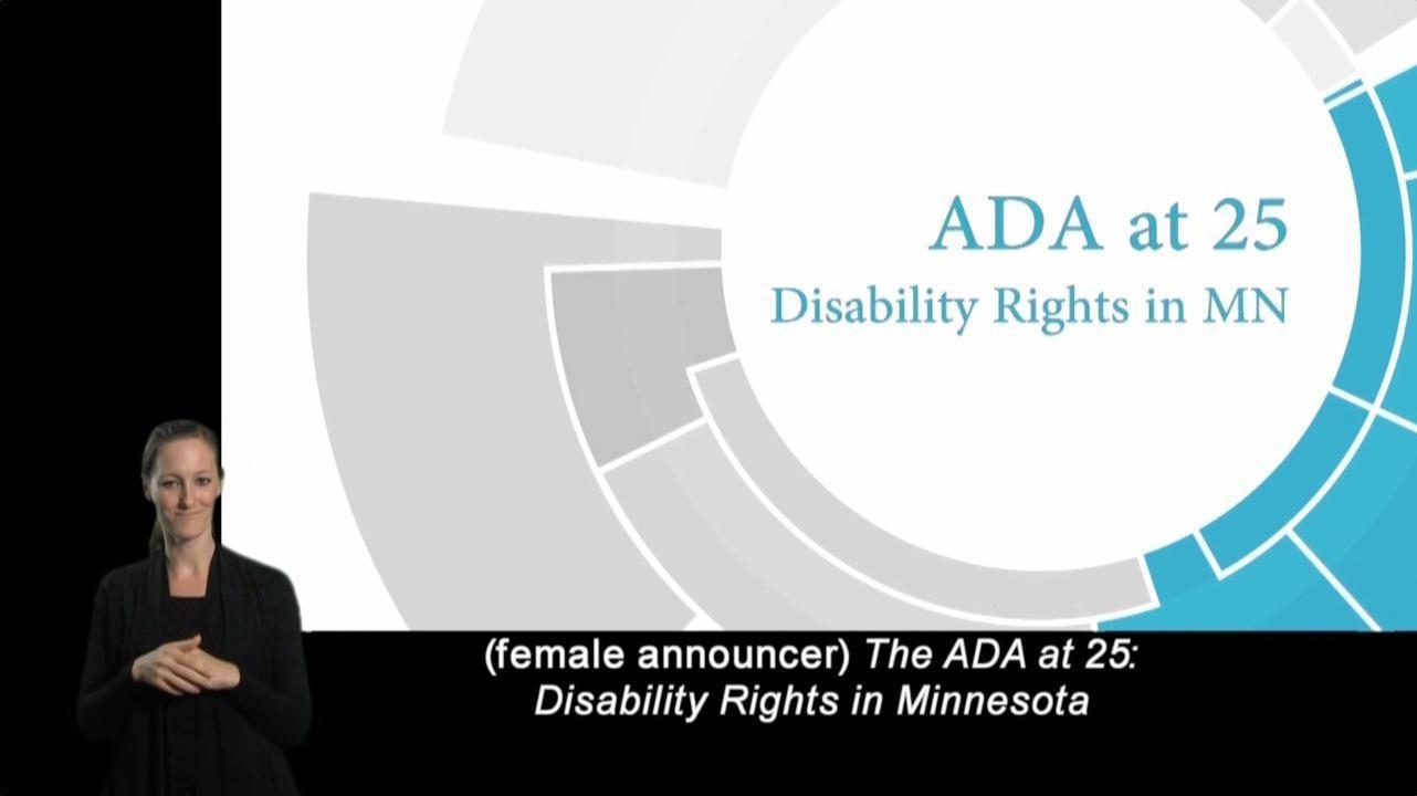 Ada At 25: Disability Rights In Mn