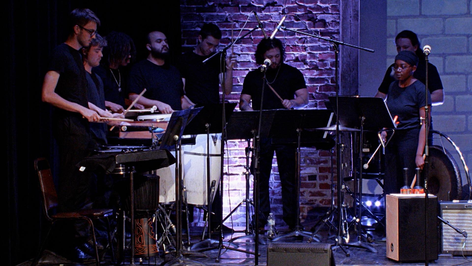 The Parchman Band. The Univ. of Mississippi World Percussion Ensemble, Nancy Lemann