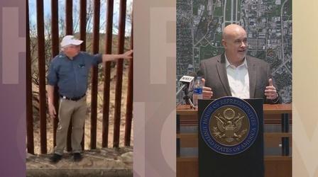 Video thumbnail: Here and Now Wisconsin Politicians Discuss Border Wall Funding
