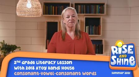 Video thumbnail: Rise and Shine Literacy Randi House Consonant-Vowel-Consonant Words