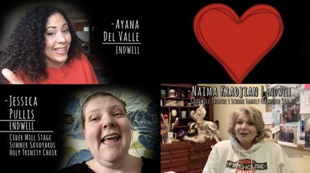 Video thumbnail: Artists' Neighborhood Ayana Del Valle, Jessica Pullis, & Naima Kradjian Combo