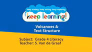 Volcanoes, Text Structure